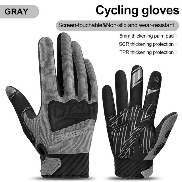 INBIKE Mountain Bike Gloves Autumn Winter Touch Screen Men Women MTB  Bicycle Cycling Gloves Full Finger Shockproof Sport Gloves|Cycling Gloves|  - AliExpress