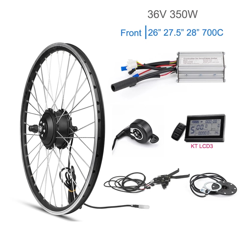 Buy Online Kunray Motor Wheel 500W Electric Bicycle Kit 48V ebike  Conversion Kit 36V Ebike Kit Hub Motor Wheel Electric Bike Conversion kit ▻  Alitools