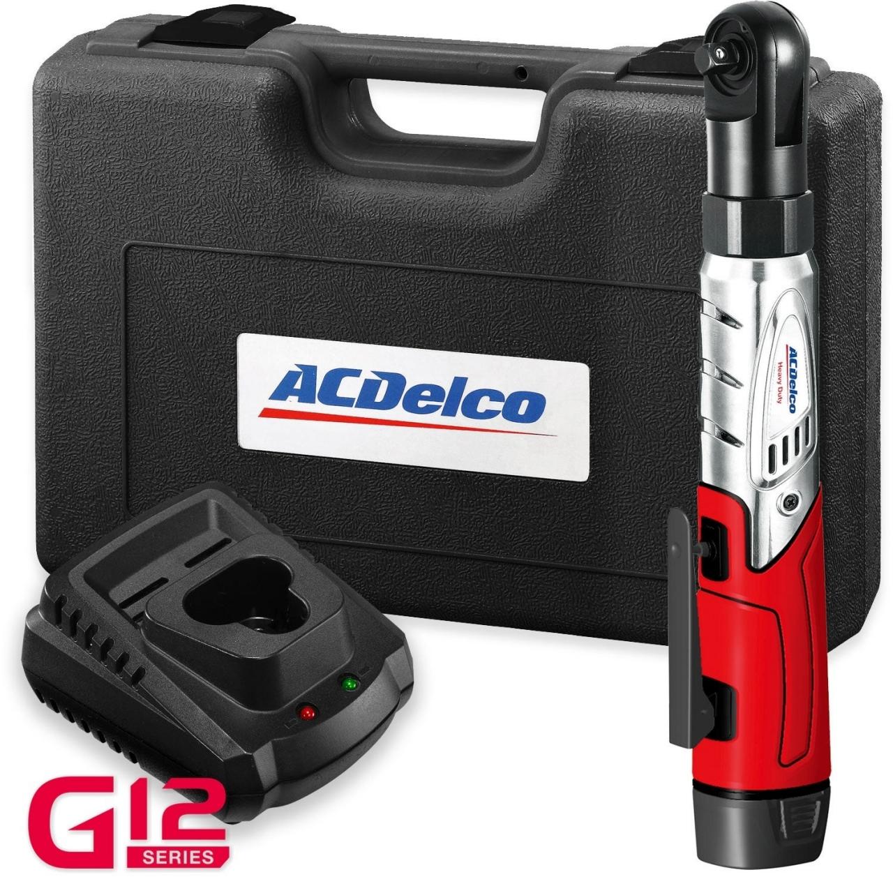 Buy ACDelco ARW1209-K9 G12 Series 12V Li-ion Cordless ¼” & 3/8” Ratchet  Wrench Combo Tool Kit with Canvas Bag Online in Vietnam. B07YYLH5K6