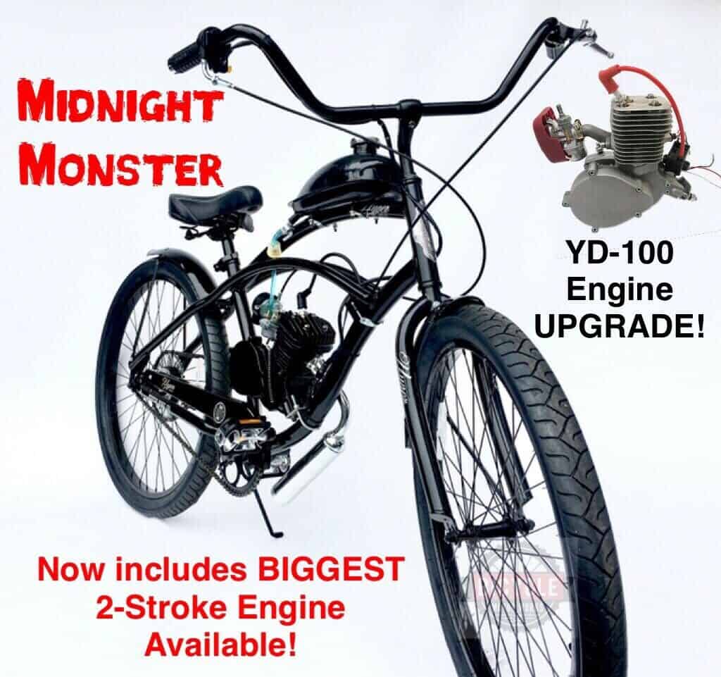 Buy YUEWO 80cc Motorized 2-Stroke Upgrade Bike Conversion Kit, DIY Petrol  Gas Engine Bicycle Motor Kit Set with Speedometer for 24, 26 and 28 Bikes  (Black) Online in Taiwan. B089QH3X7J