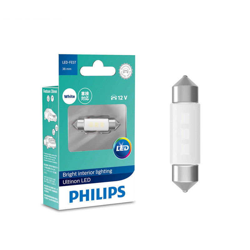 Philips LED Fest Festoon 38mm Ultinon Cool Blue White Reading Lamp 11854ULW