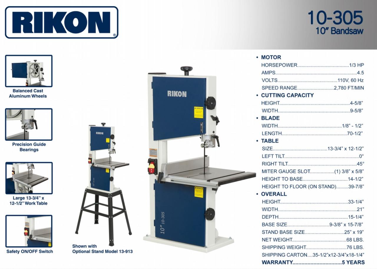 Rikon Bandsaw Fence Suggestions - Canadian Woodworking and Home Improvement  Forum