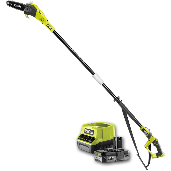 Buy Ryobi ZRP4361 One+ 18-Volt 9.5 ft. Cordless Electric Pole Saw Kit -  P105 (Upgraded from P102 ) Battery & P118 Charger (Renewed) Online in  Turkey. B01F5MII7E