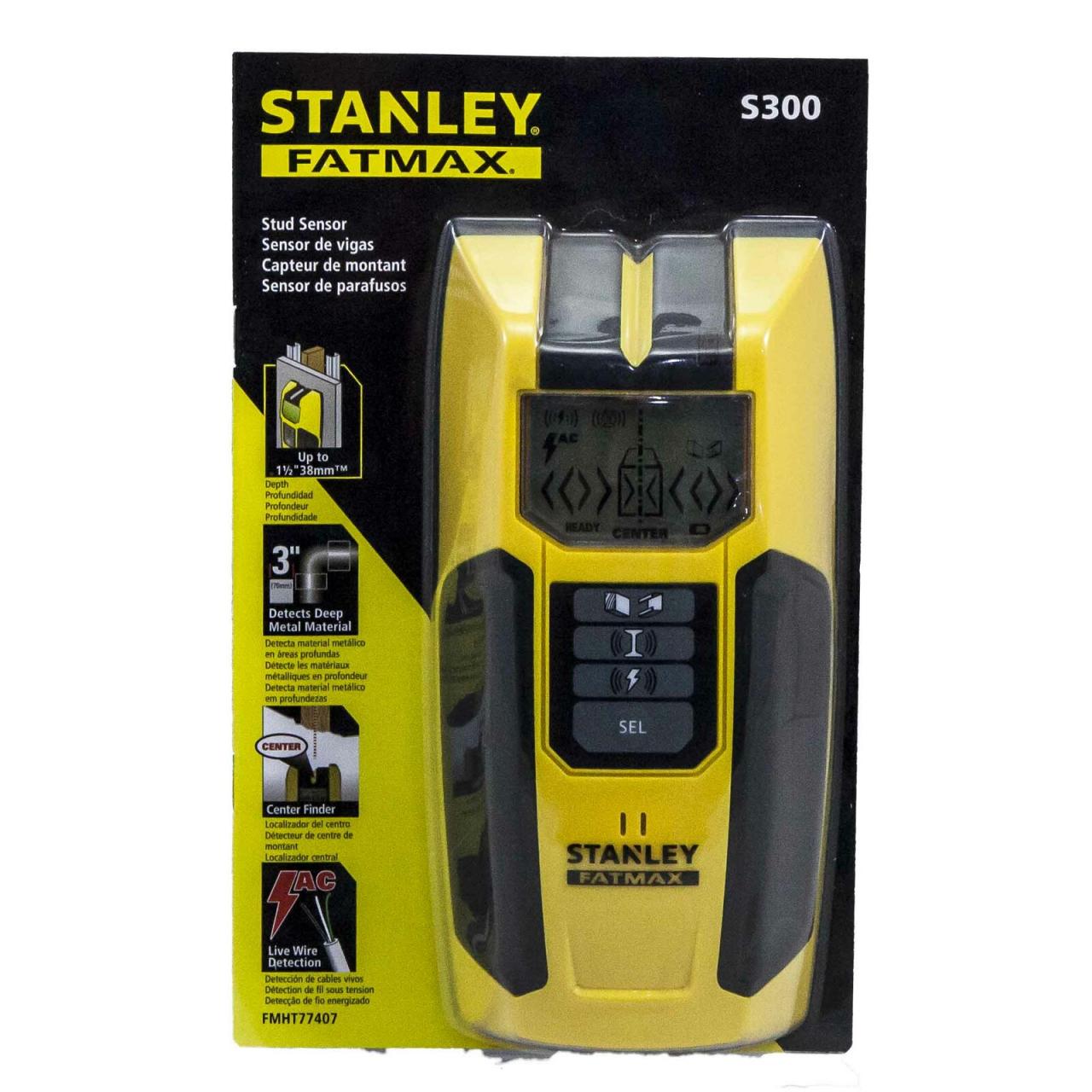 Hand Tools Stud Sensor STANLEY FATMAX S300 Automatic Calibration STHT77407  Other Hand Tools