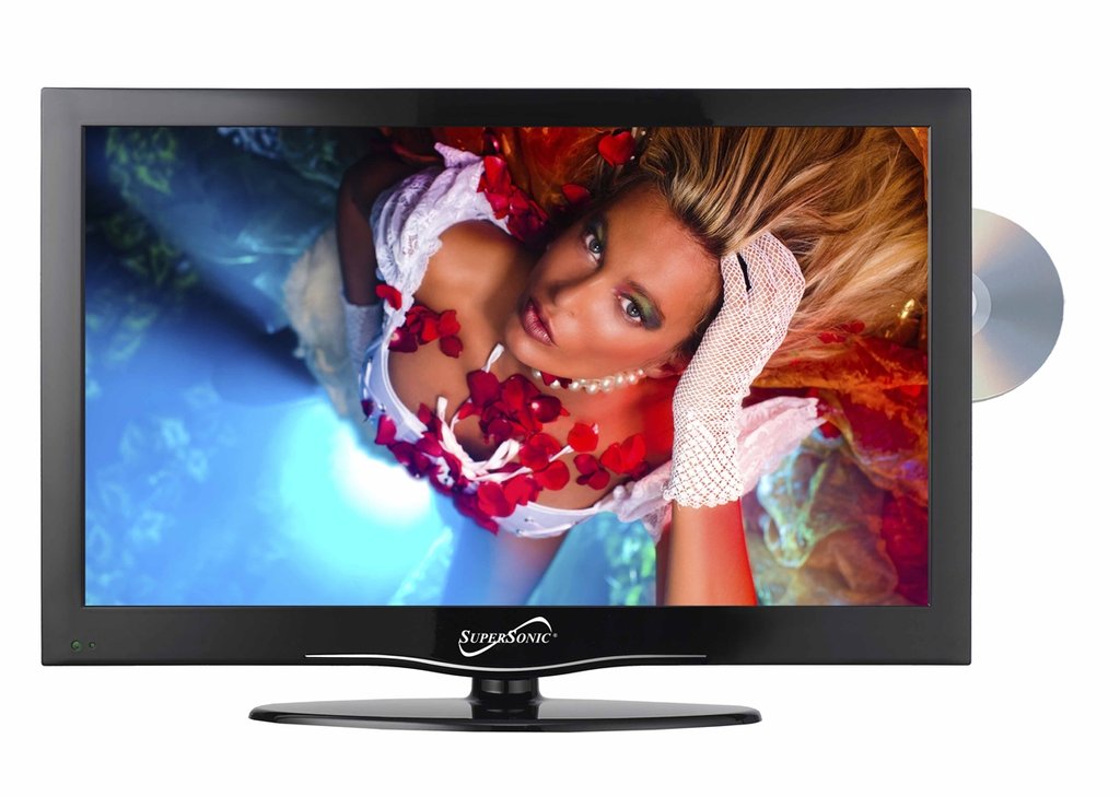 Buy SuperSonic SC-3222 LED Widescreen HDTV 32, Built-in DVD Player with  HDMI - (AC Input Only): DVD/CD/CDR High Resolution and Digital Noise  Reduction Online in Indonesia. B07S2T3YVN