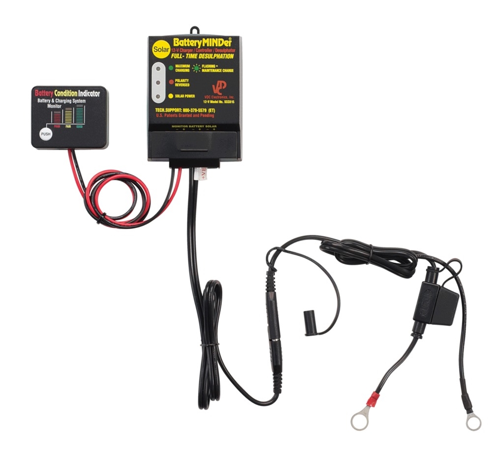 12V 2A Desulfating Battery Charger Maintainer | Worldwide Use