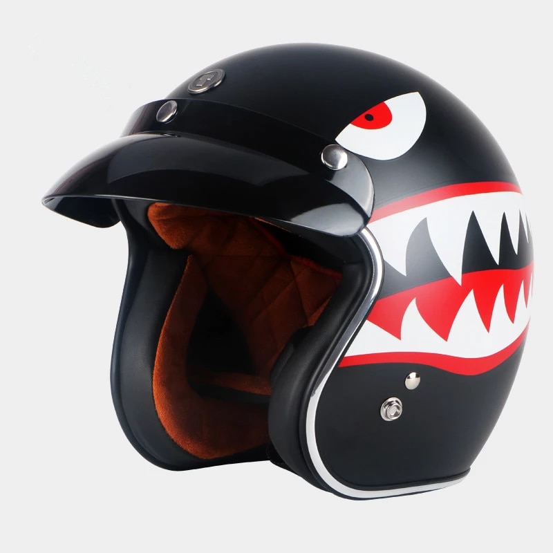 Buy TORC Unisex-Adult T105AMT21 Retro Fiberglass Full-Face Style Motorcycle  Helmet with Graphic (Americana Tron Gloss Black, X-Small), 1 Pack Online in  Indonesia. B078X2W1WY