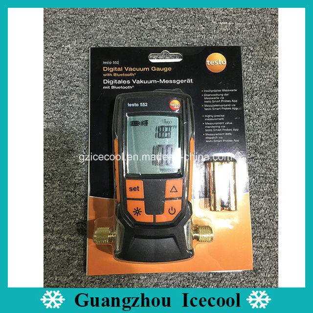 China Testo552 IP42 Rated Water Resistant and Dirt Proof Original Testo 552  Digital Vacuum Pressure Gauge No. 0560 5522 with Bluetooth - China  Testo552, Testo 552 Digital Vacuum Pressure Gauge