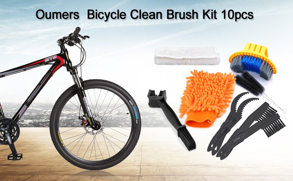Oumers Bike Clean Brush Kit, 8pcs Motorcycle Bicycle Cleaning Tools Make  Chain/Tire/Sprocket/Crank Bike Corner Stain Dirt Clean Shine.  Durable/Practical : Amazon.in: Car & Motorbike