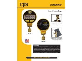 CPS Electric Vacuum Gauge with LCD Digital Read Out from Reece