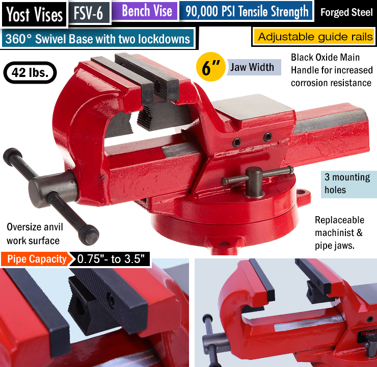 2021 Update : Best Bench Vise -- Reviews & Opinions | Chainsaw Journal