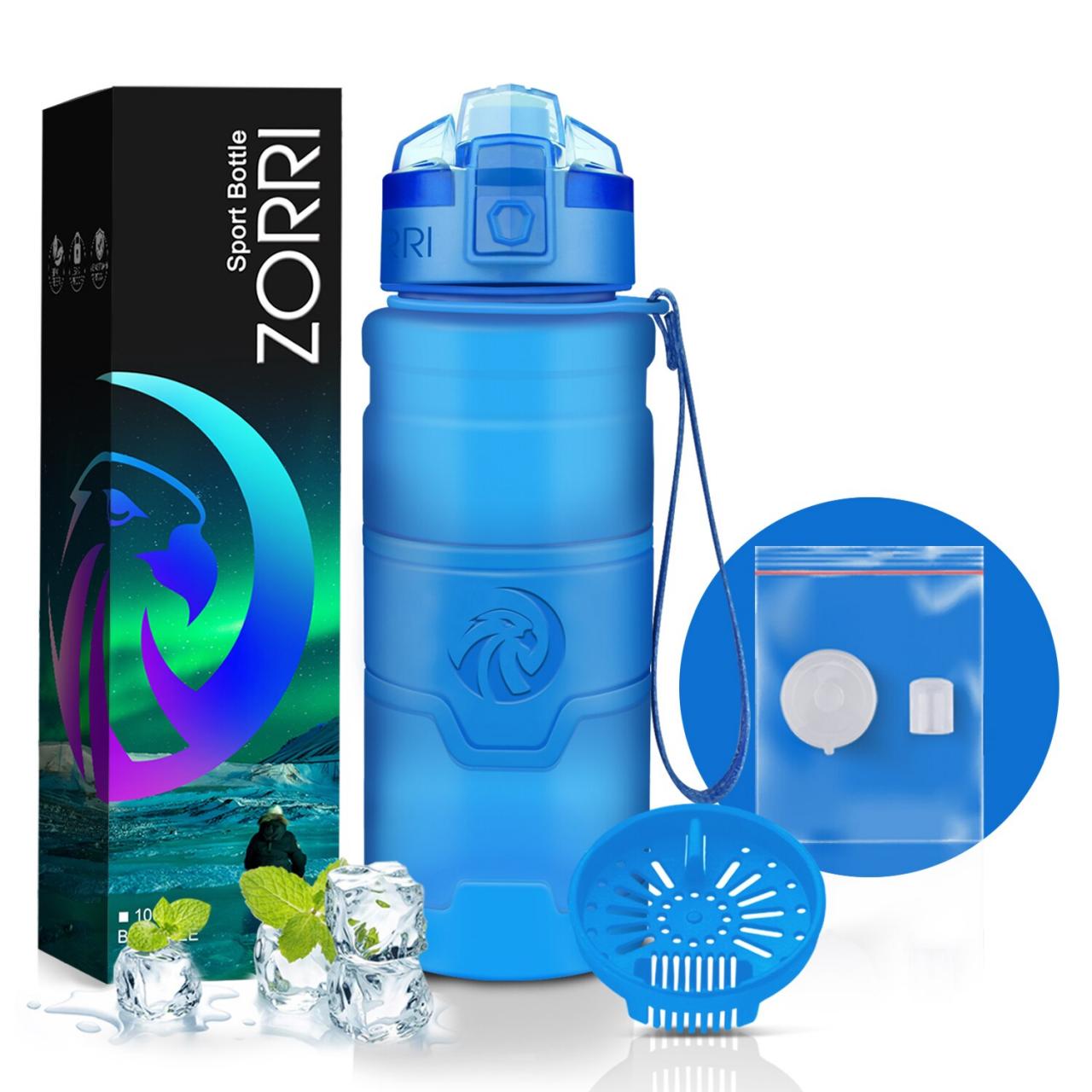 ZORRI Water Bottle Protein Shaker Portable Motion Sports Water Bottle Bpa  Free Plastic For Sports Camping Hiking Gourde 400ml|Water Bottles| -  AliExpress