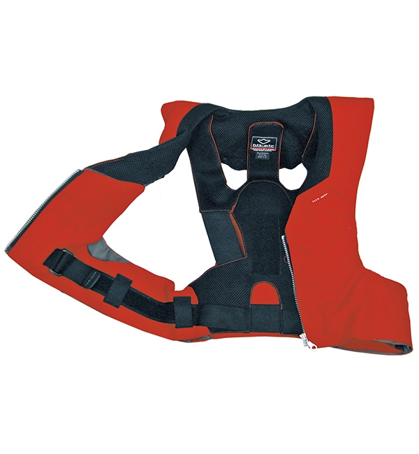 RS-1 | Specially designed for a track suit to protect especially for the  neck part. | motorcycle | - hit-air - Werable Airbag | Mugen Denko Co., Ltd.