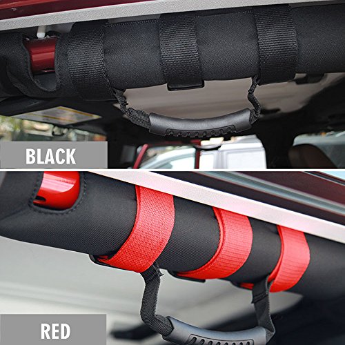 moveland Grab Handles Compatible with Jeep Wrangler Roll Bars (2 Pack),  Easy-to-Fit 3 Straps Design for 1987-2019 Models (RED)- Buy Online in  Angola at angola.desertcart.com. ProductId : 42092160.