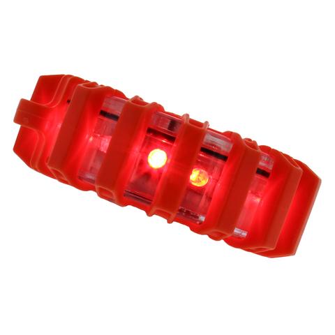Portable LED Safety Flare Signal Light w/ 9 Warning Light Modes in Red