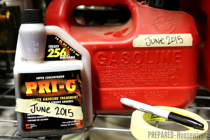 Store Gasoline Indefinitely with PRI-G Fuel Stabilizer - Prepared Housewives