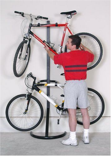 Amazon.com: Racor Pro PLB-2R Two-Bike Gravity Freestanding Bike Stand: Home  Improvement | Kids bike storage, Bike storage, Bike stand