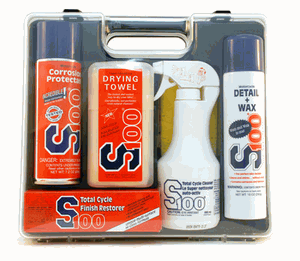 S100 Motorcycle Care Kit: The molded attaché case contains everything you  need to clean and protect your bike's finish and make it shine.