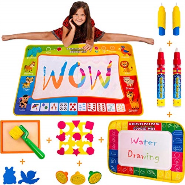 Other Pre-School & Young Children Toys Tomy Aquadoodle Travel Bag/No Mess  Mat/Water Drawing Art Pad/Kids premium