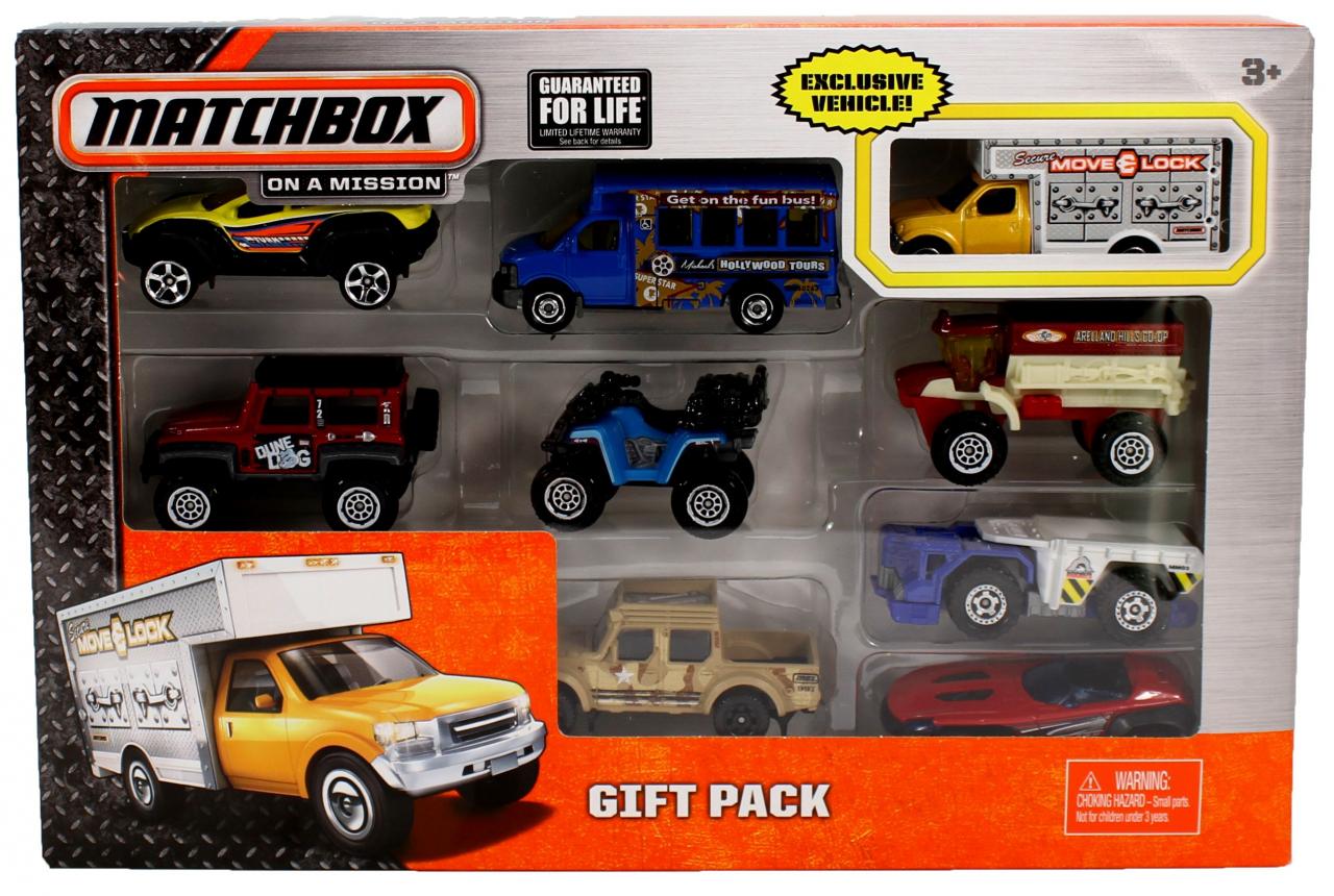 Matchbox 9-Car Gift Pack (With Exclusive Move Lock Truck) | Matchbox, Car  gifts, Gift packs