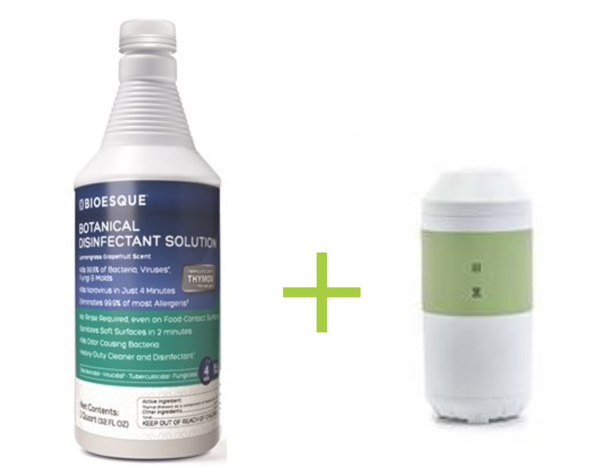 Bioesque Disinfectant + ZAQ Essential Oil Car Diffuser – TerryWorldWide