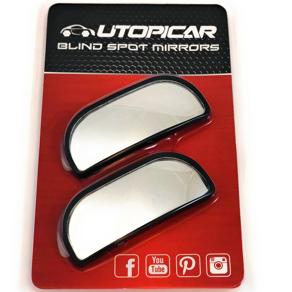 Utopicar Blind Spot Mirrors - Updated Design - Car Mirror for Rearview