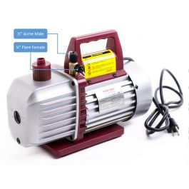 Review Kozyvacu TA350 Single Stage Rotary Vane Vacuum Pump for HVACAuto AC  Refrigerant Recharging, - YouTube