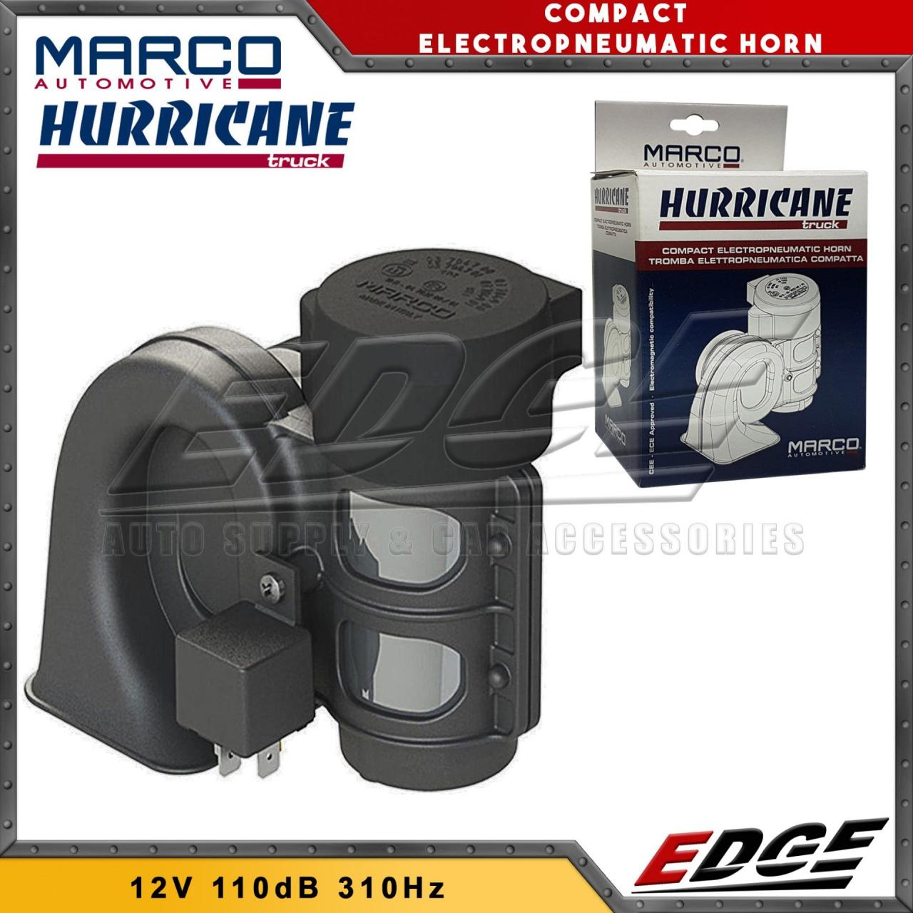 Cars Motorcycles SUPER LOUD MARCO TORNADO Compact Air Horn for ALL 12V  Vehicles & Trucks Exterior Accessories Air Horns