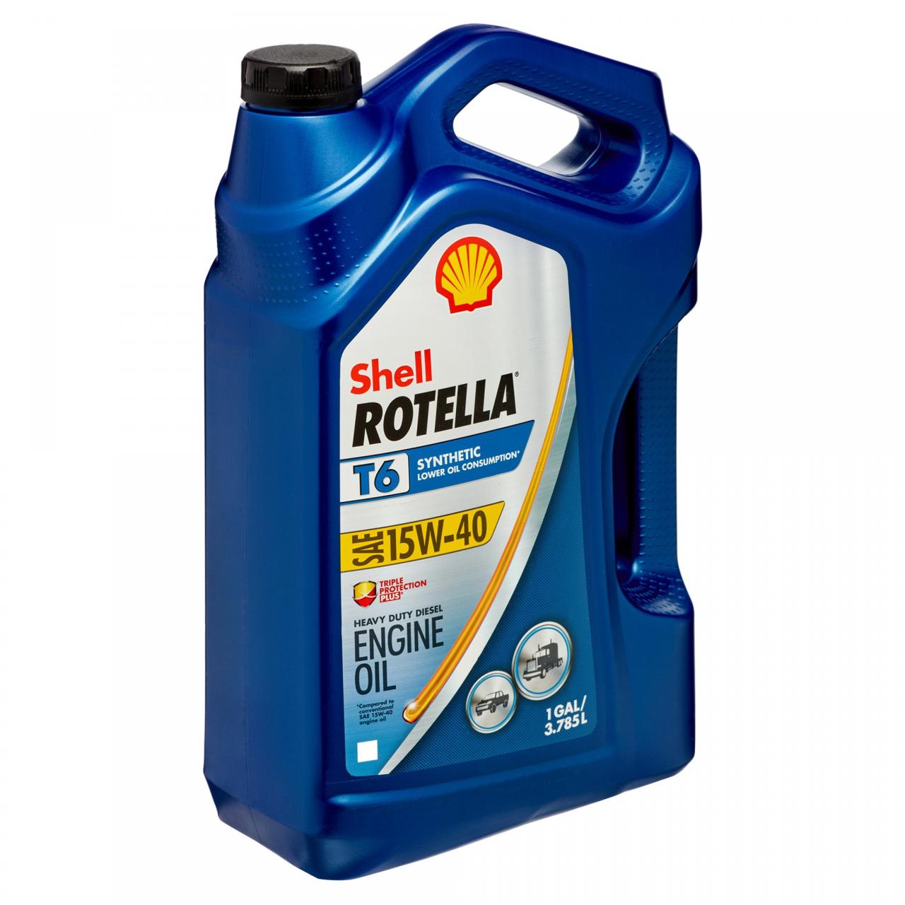 Shell Rotella T6 Full Synthetic Diesel Motor Oil SAE 15W-40, 1-Gallon –  QualityAutoSupply