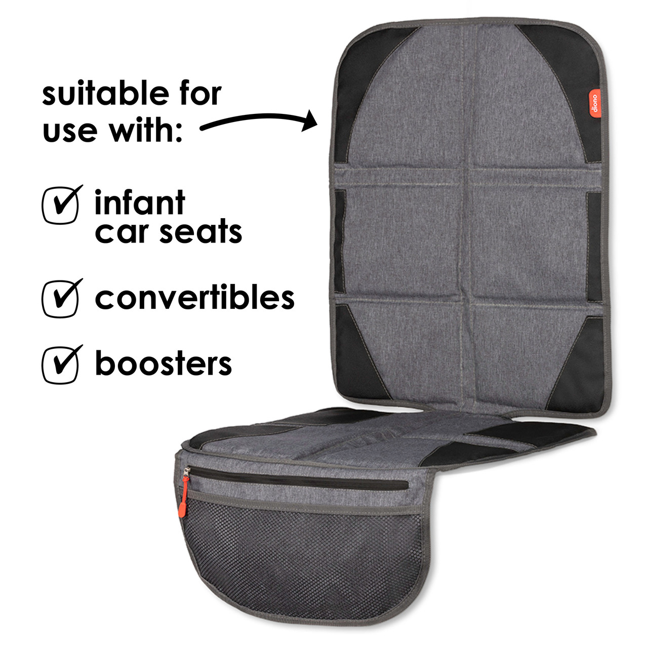 Ultra Mat® and Heat Sun Shield Car Seat Protector | diono®