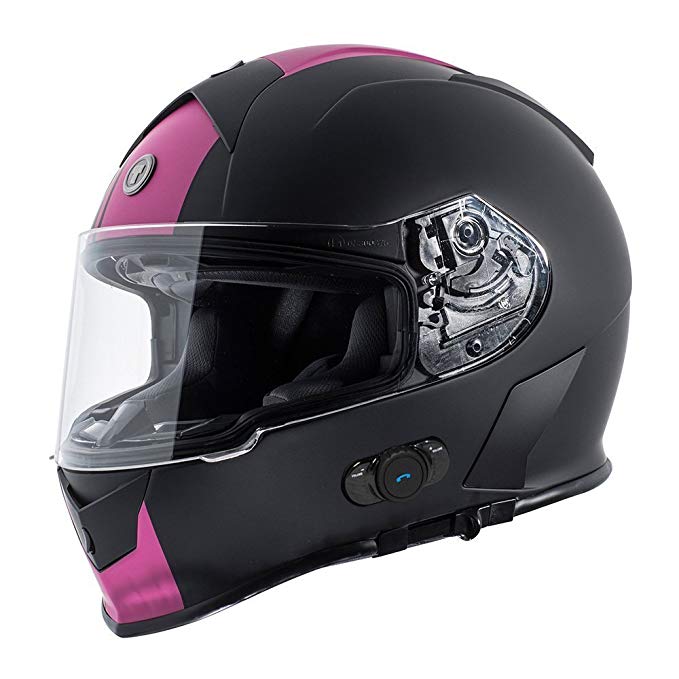 Origine O528B Pilota 3/4 Helmet with Blinc Bluetooth (Flat Black, X-Small)  - HelmetFellas