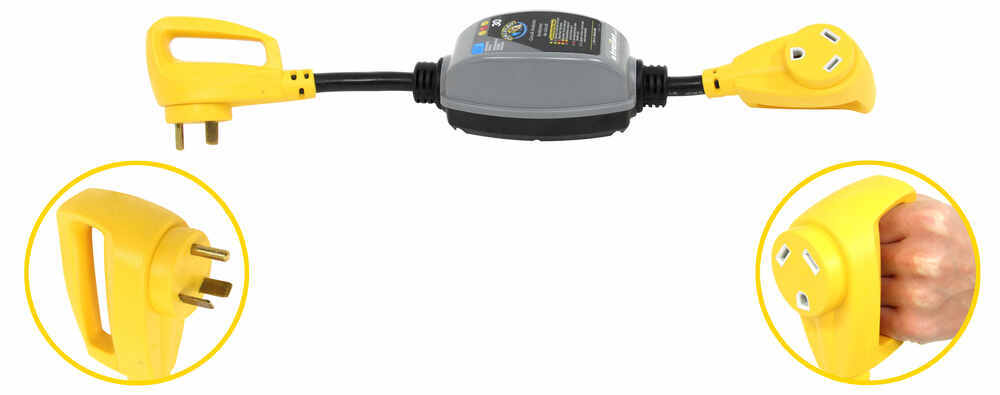 Camco RV Power Defender Circuit Analyzer Dogbone - 125V - 30 Amp Camco RV  Plug Adapters CAM55312