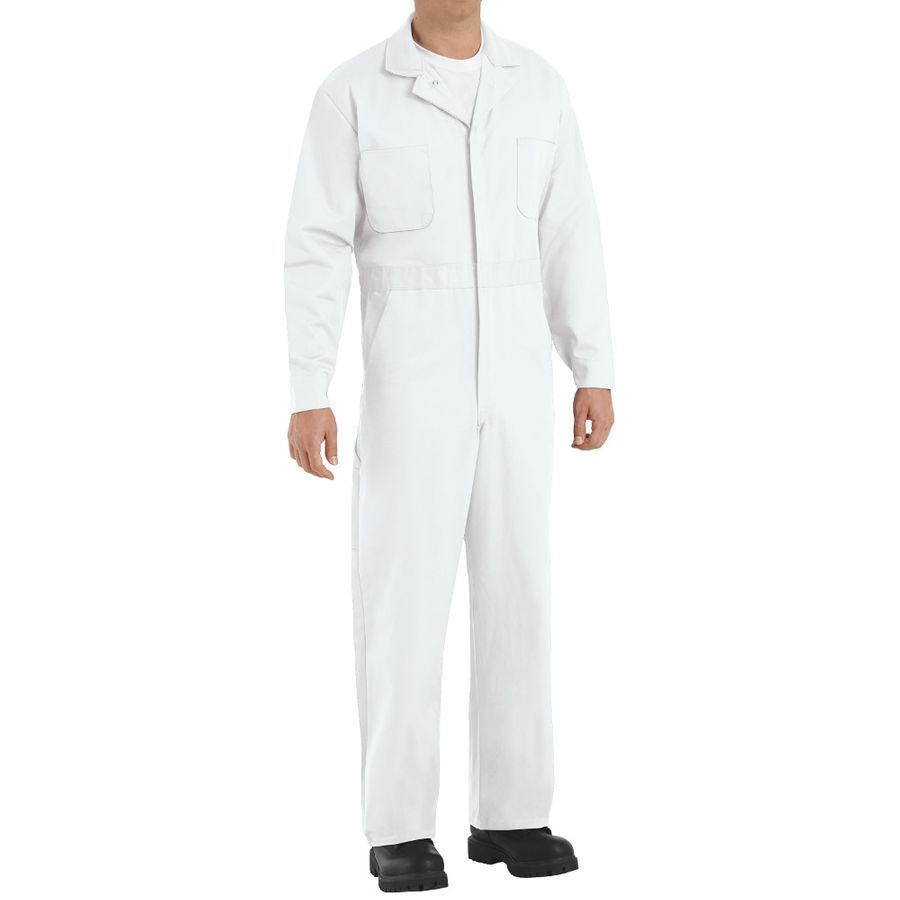 Long Sleeve, Oversized Fit Red Kap Mens Snap Front Cotton Coverall  Uniforms, Work & Safety Men