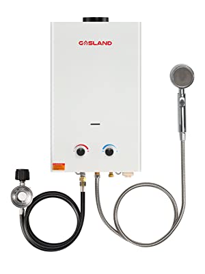 Buy Tankless Water Heater, GASLAND Outdoors AS150 1.5GPM 6L Portable Gas Hot  Water Heater, Instant Water Heater Propane for RV Camping, Overheating  Protection, Easy to Install, White Online in Hong Kong. B07CJ36VBJ
