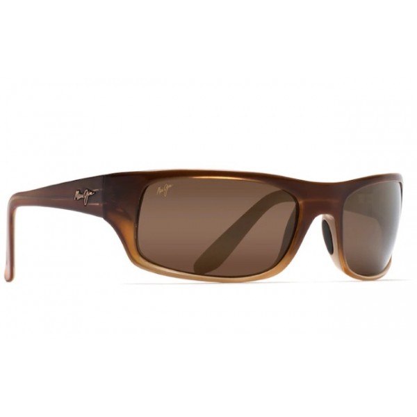 Buy Maui Jim Peahi with Patented PolarizedPlus2 Lenses Polarized Wrap  Sunglasses, Black Matte Rubber/HCL Bronze Polarized, Large Online in  Turkey. B003A1U63C