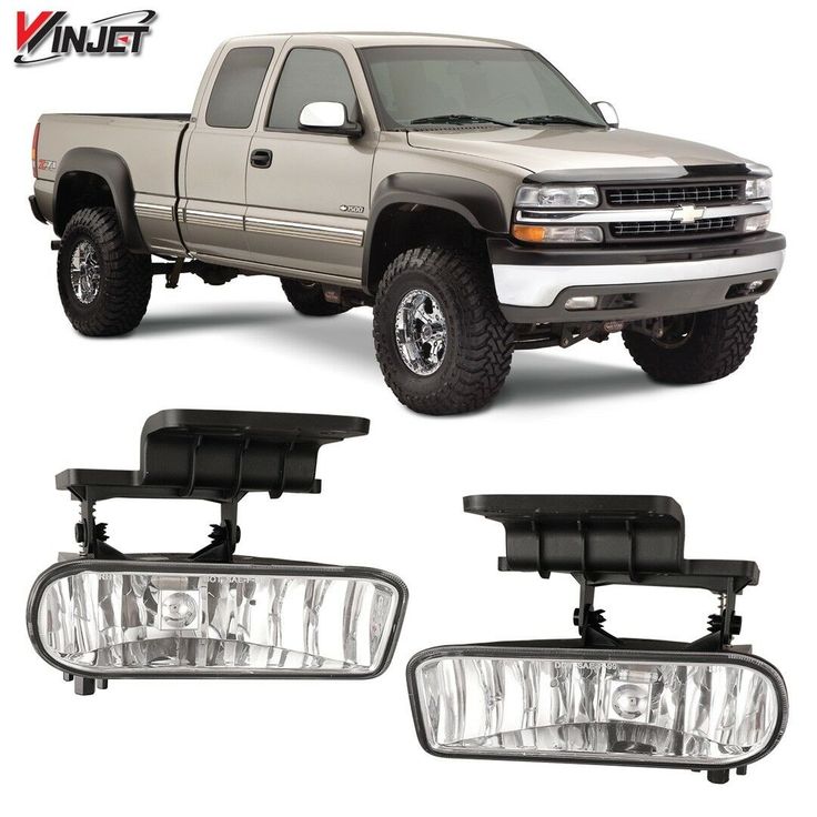 For 1999-2002 Chevy Silverado PAIR OE Style Fit Fog Light Bumper Clear Lens  | eBay | Chevy silverado, 2002 chevy silverado, Chevy