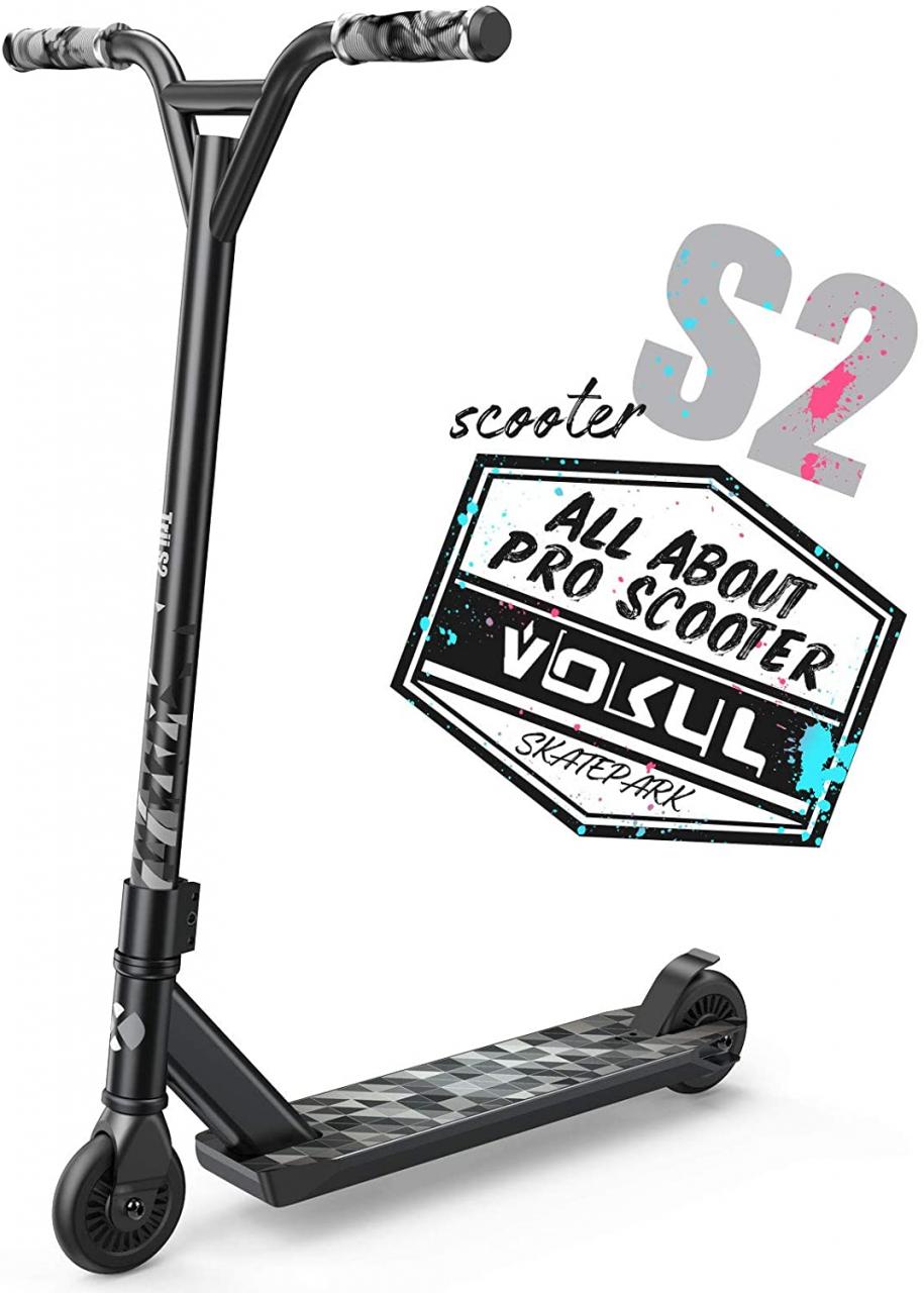 Buy VOKUL Complete Pro Scooter for Kids Boys Girls Teens Up 6 Years -  Freestyle Tricks Pro Stunt Scooter - High Performance Gift for Skatepark  Street Tricks Online in Hungary. B07FDC5TLB
