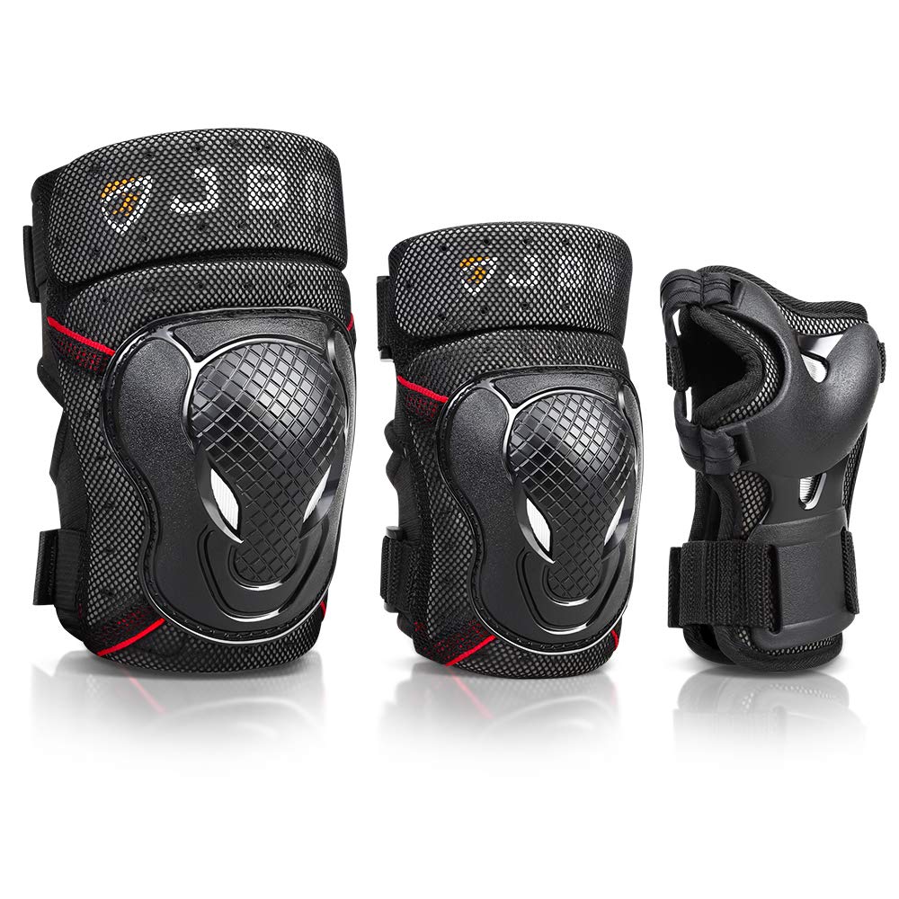 Buy JBM Adult/Child Knee Pads Elbow Pads Wrist Guards 3 in 1 Protective  Gear Set for Multi Sports Skateboarding Inline Roller Skating Cycling  Biking BMX Bicycle Scooter Online in Hong Kong. B016QHMSUK