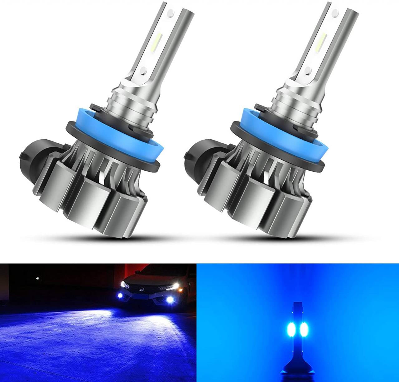 for sale ZonCar H11 LED Fog Lights Bulbs, 6000K Xenon White H8 H9 H16  Extremely Bright 27-SMD Non-polarity Lamp Replacement for Cars, Trucks  (Pack of 2) no hesitation!buy now! -www.ust.edu