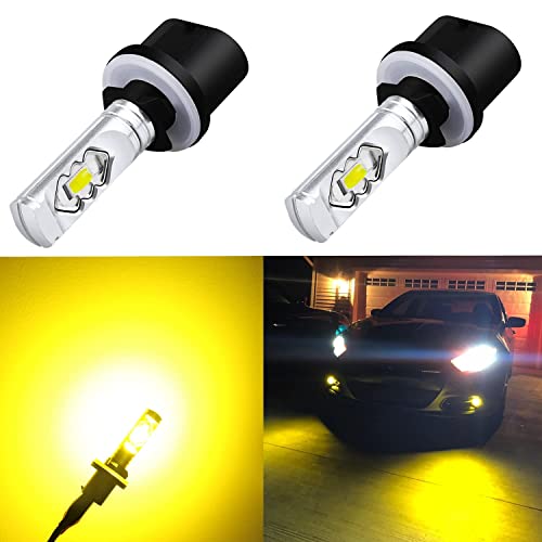 Buy Alla Lighting 3800lm 899 880 LED Fog Light Bulbs 893 885, 3000K Amber  Yellow Xtreme Super Bright ETI 56-SMD for Auto Motorcycle Cars Trucks SUVs  Online in Hong Kong. B07HLHX7RD