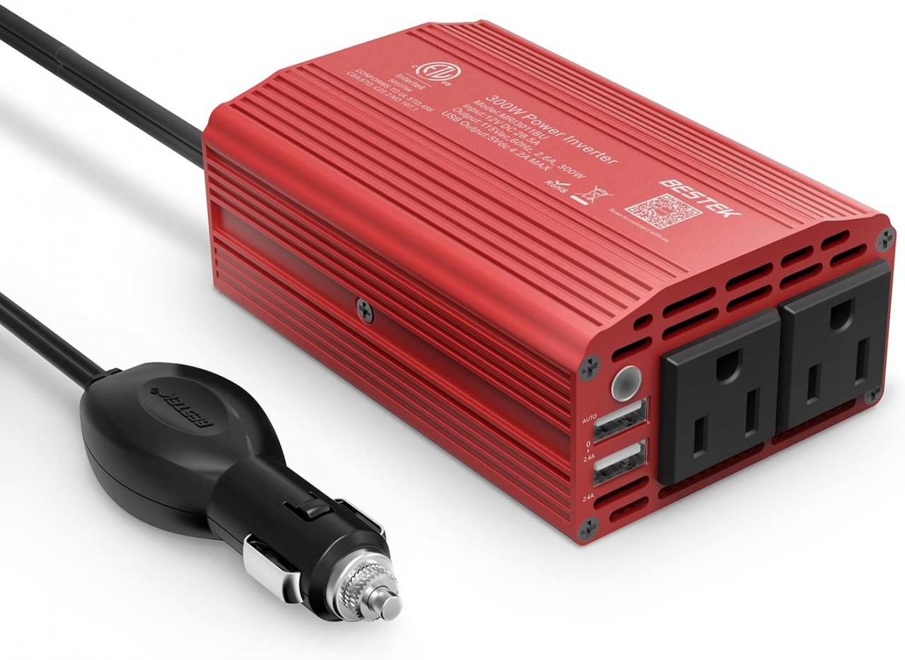 BESTEK 300W Power Inverter DC 12V to 230V AC Converter with AC Outlet and  3.1A Dual USB Car Charger: Buy Online at Best Price in UAE - Amazon.ae