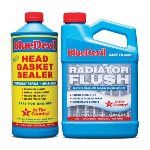 Buy BlueDevil 32oz Head Gasket Sealer w/Radiator Flush Online in Indonesia.  B00E5G6BOY