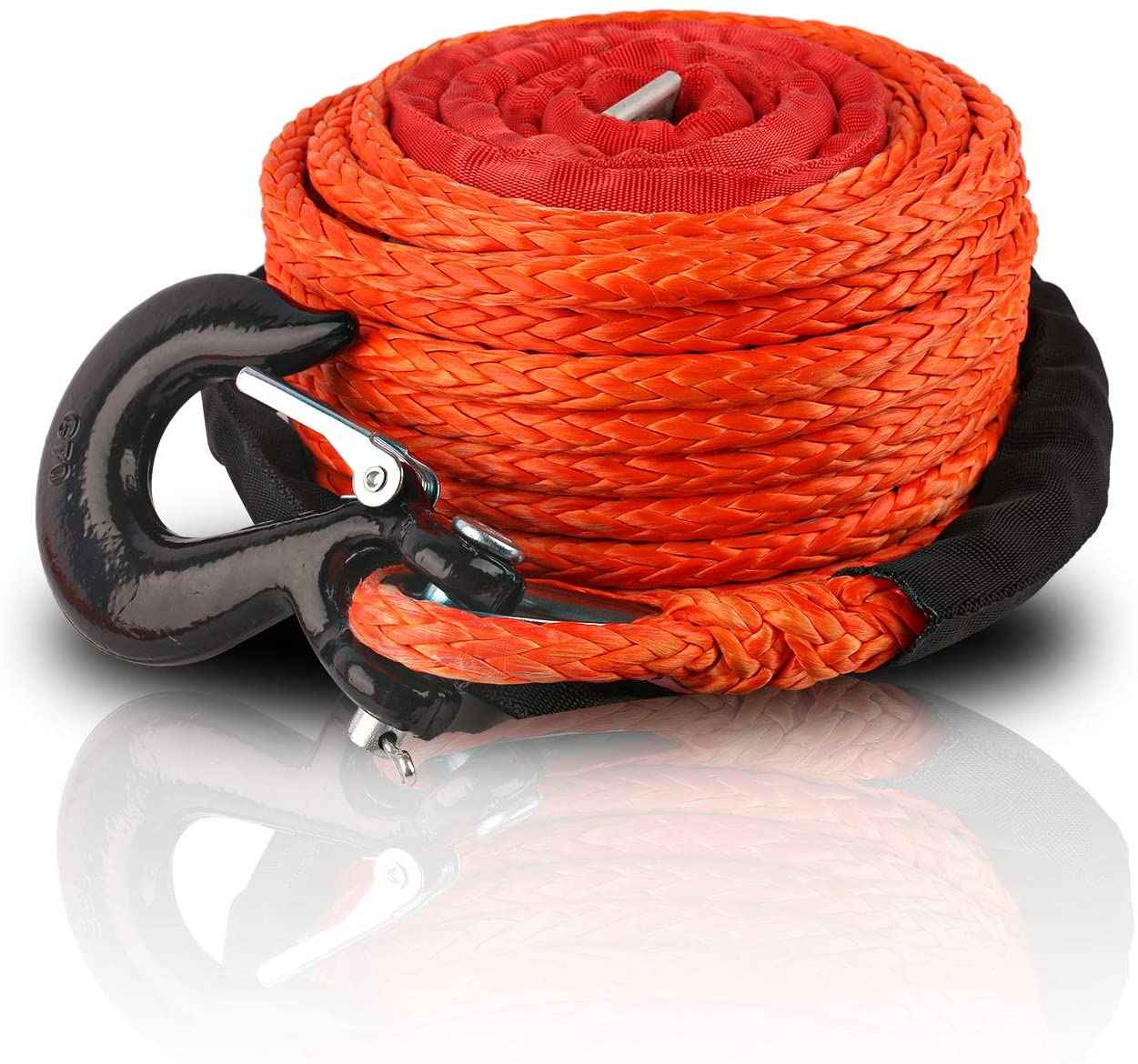 Buy ZESUPER 3/8 x 100ft Synthetic Winch Rope Dyneema Winch Cable Car Tow  Recovery Cable Winch Line Cable 23809 lbs for 4WD Off Road Vehicle Truck  SUV Jeep(Orange) Online in Vietnam. B07XC5JMND