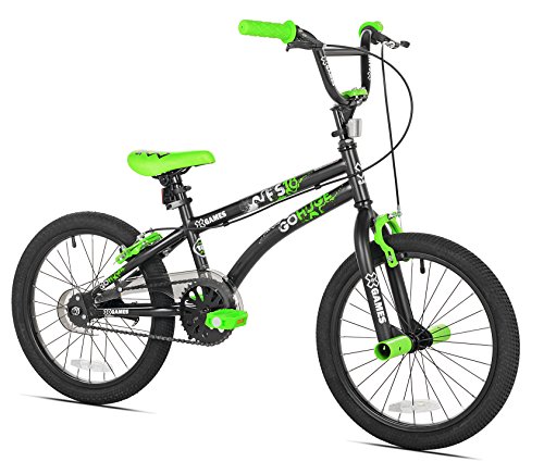 X-Games FS-18 BMX/Freestyle Bicycle, 18-Inch, Black/Green | Walmart Canada