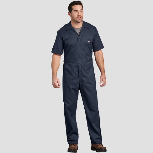 Dickies Men's 4X Large Dark Navy Twill Coverall in the Coveralls & Overalls  department at Lowes.com