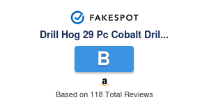 Fakespot | Drill Hog 29 Pc Cobalt Drill Bit Set M42 Drills Made Fake Review  and Counterfeit Analysis