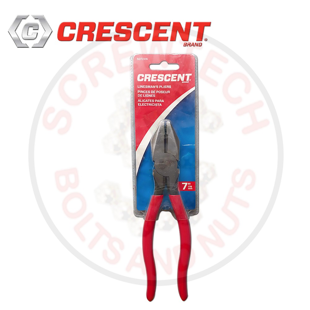 Crescent 507CVN Solid Joint Side Cutting Lineman Pliers 7