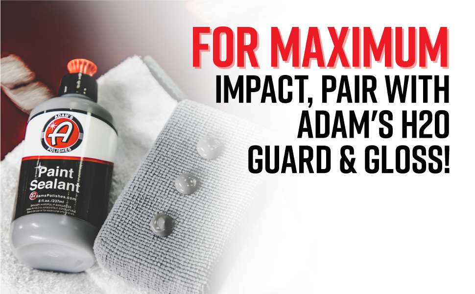 Buy Adam's H2O Guard & Gloss (Gallon) - Car Detailing Hybrid Top Coat  Silica Sealant, Car Wax & Polish Quick Detailer | After Car Wash Seals,  Shines, and Protects All Exterior Surfaces
