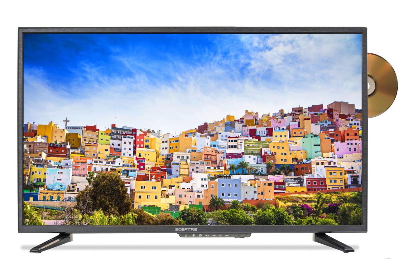 Buy Sceptre E246BD-F 24 1080p 60Hz Class LED HDTV with DVD Player/True 16:9  Aspect Ratio View Your Movies as The Director Intended 1920 x 1080 Full HD  Resolution Online in Indonesia. B01ITNPI56