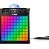 Buy ION Audio Party Rocker Max - 100W Portable Wireless Bluetooth Speaker  and Karaoke Centre with Rechargeable Battery, Party Light Display and  Microphone Online in Turkey. B01ITAG8NK